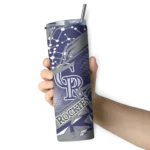 custom colorado rockies helmet clash blue skinny tumbler best selling.webp