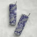 custom colorado rockies helmet clash blue skinny tumbler best selling.webp