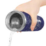 custom colorado rockies metallic grid blue skinny tumbler best selling.webp