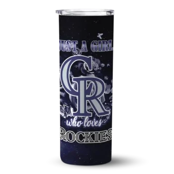 custom colorado rockies rose romance blue black skinny tumbler best selling.webp
