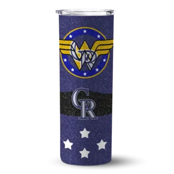 custom colorado rockies star cluster blue skinny tumbler best selling.webp