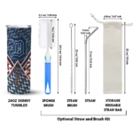 custom detroit tigers monogram burst navy white skinny tumbler best selling.webp