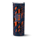custom detroit tigers star pop navy black skinny tumbler best selling.webp