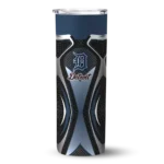 custom detroit tigers superman emblem navy black skinny tumbler best selling.webp