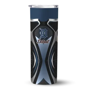 custom detroit tigers superman emblem navy black skinny tumbler best selling.webp