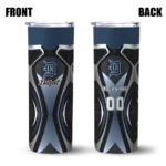 custom detroit tigers superman emblem navy black skinny tumbler best selling.webp