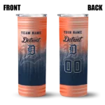 custom detroit tigers swirl texture navy skinny tumbler best selling.webp