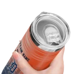 custom detroit tigers swirl texture navy skinny tumbler best selling.webp