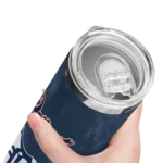 custom detroit tigers torn band navy white skinny tumbler best selling.webp