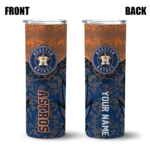 custom houston astros spiral burst print blue skinny tumbler best selling.webp