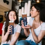 custom houston astros spiral burst print blue skinny tumbler best selling.webp