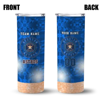 custom houston astros starburst tiles blue skinny tumbler fashion forward.webp