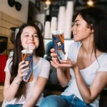 custom houston astros web stripes blue white skinny tumbler best selling.webp