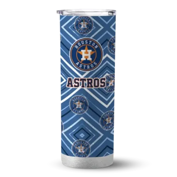 custom houston astros zipper leopard blue skinny tumbler best selling.webp