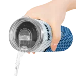 custom kansas city royals chevron stripes royal blue skinny tumbler best selling.webp