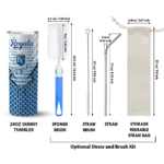 custom kansas city royals chevron stripes royal blue skinny tumbler best selling.webp