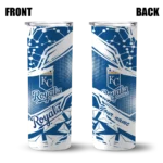 custom kansas city royals helmet clash royal blue skinny tumbler best selling.webp