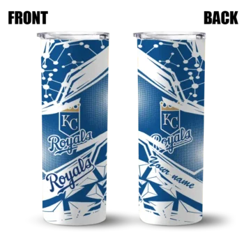 custom kansas city royals helmet clash royal blue skinny tumbler fashion forward.webp