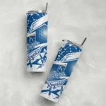 custom kansas city royals helmet clash royal blue skinny tumbler best selling.webp