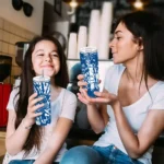 custom kansas city royals metallic grid royal blue skinny tumbler best selling.webp