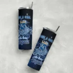 custom kansas city royals rose romance royal blue black skinny tumbler best selling.webp