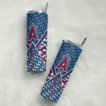 custom los angeles angels monogram burst blue white skinny tumbler best selling.webp