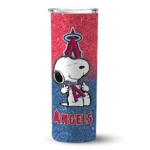 custom los angeles angels snoopy attitude blue skinny tumbler best selling.webp