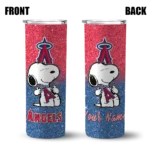 custom los angeles angels snoopy attitude blue skinny tumbler best selling.webp