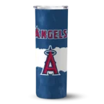 custom los angeles angels torn band blue white skinny tumbler best selling.webp