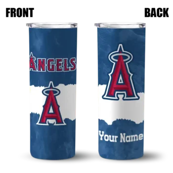 custom los angeles angels torn band blue white skinny tumbler fashion forward.webp