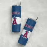 custom los angeles angels torn band blue white skinny tumbler best selling.webp