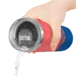 custom los angeles dodgers sparkle lips blue skinny tumbler best selling.webp