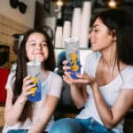 custom los angeles dodgers winnie the pooh blue gray skinny tumbler best selling.webp