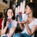 custom miami marlins chevron stripes blue skinny tumbler best selling.webp