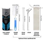 custom miami marlins hexagon honeycomb blue black skinny tumbler best selling.webp