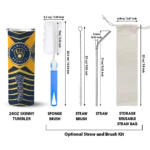 custom milwaukee brewers camo texture navy blue skinny tumbler best selling.webp