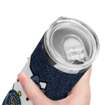 custom milwaukee brewers hello kitty navy blue black skinny tumbler best selling.webp