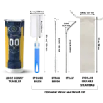 custom milwaukee brewers stacked diamond navy blue skinny tumbler best selling.webp