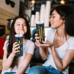 custom milwaukee brewers star pop navy blue black skinny tumbler best selling.webp