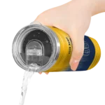 custom milwaukee brewers swirl texture navy blue skinny tumbler best selling.webp