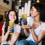 custom milwaukee brewers swirl texture navy blue skinny tumbler best selling.webp