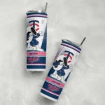 custom minnesota twins snoopy dog navy white skinny tumbler best selling.webp