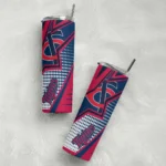 custom minnesota twins web stripes navy white skinny tumbler best selling.webp