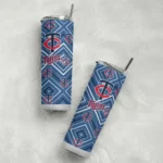 custom minnesota twins zipper leopard navy skinny tumbler best selling.webp