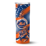 custom new york mets helmet clash blue skinny tumbler best selling.webp