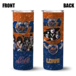 custom new york mets kiss band orange skinny tumbler best selling 1.webp