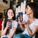 custom new york mets metallic grid blue skinny tumbler best selling.webp