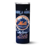 custom new york mets rose romance blue black skinny tumbler best selling.webp