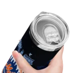 custom new york mets rose romance blue black skinny tumbler best selling.webp