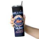 custom new york mets rose romance blue black skinny tumbler best selling.webp